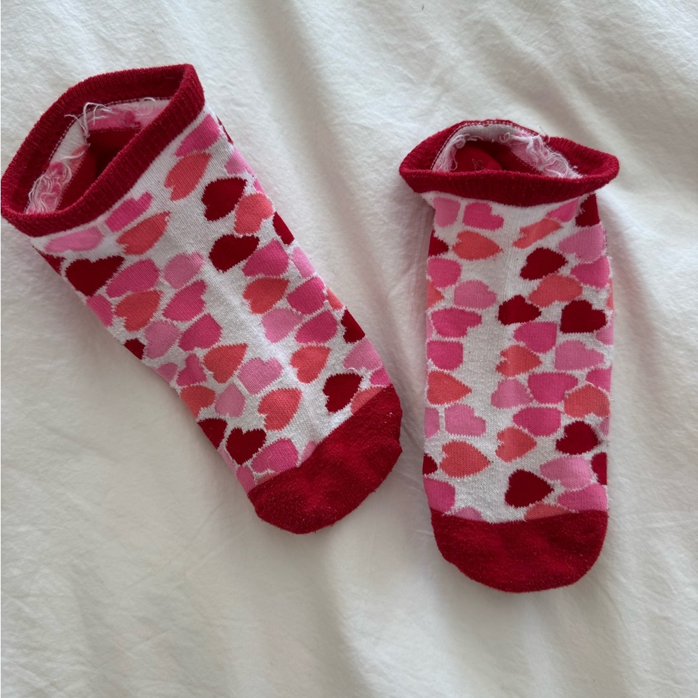 Heart Patterned Ankle Socks - image 3